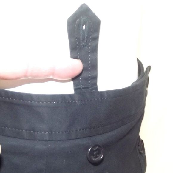 FACONNABLE Skirt, 14, Black, Closet Staple, Button front, Pockets, Belt loops - Picture 6 of 12